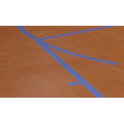 TRAZADO DE LINEAS de juego minibasket 24x13 m.