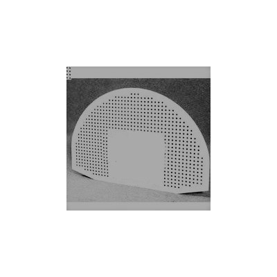 TABLERO DE 3 ON3 MINIBASKET, de chapa metalica perforada de 4mm