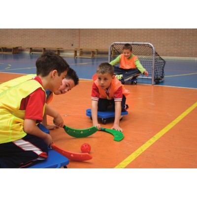 SET MINI-HOCKEY. Set de 10 palas, una pelota y una pastilla