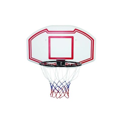 TABLERO DE BASKET AMERICANO. Set compuesto por tablero, aro y red. Facil colocacion. Diametro del aro 28cm. Medidas: 61x41x1,5cm