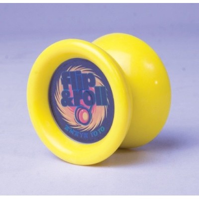 Yoyo Flip and Roll. Yoyo de aprendizaje. Fabricado en resina. Con rodamiento. Ø 52 mm