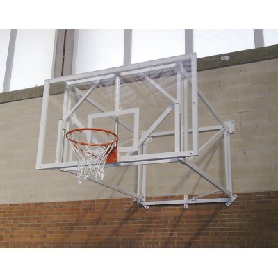 JUEGO CANASTAS BALONCESTO, mod. HORMA, plegables a PARED manualmente