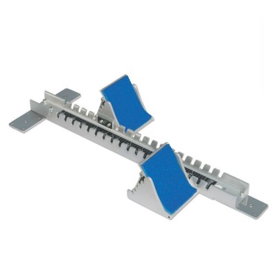 APOYO SALIDA CARRERAS COMPETICION. Certificado por la IAAF. Fabricado en fundicion de aluminio de 82mm