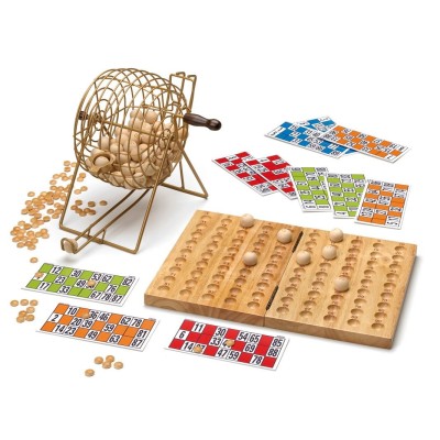 BINGO AUTOMÁTICO. De madera y metal.