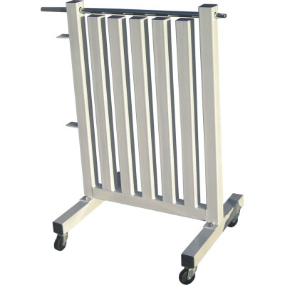 SOPORTE PESAS DE VINILO CON RUEDAS