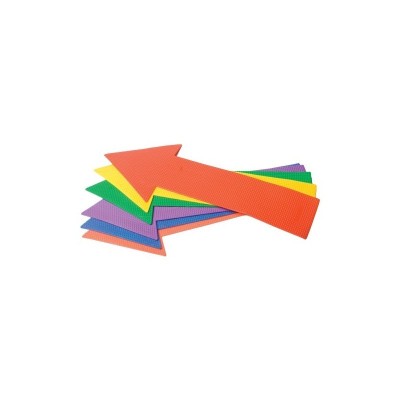 FLECHAS DE CAUCHO. Set de 6. Longitud 360 mm