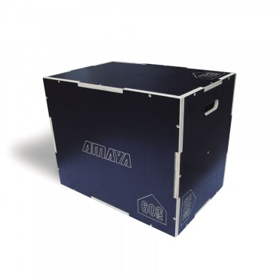 Plyo box de madera antideslizante. Medida oficial: 50,8x60,9x76 cm. Requiere montaje
