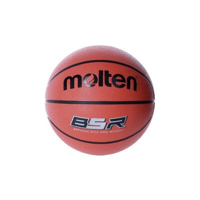 BALON MINIBASKET MOLTEN B5, goma, color azul-negro.