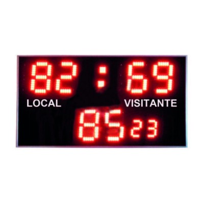 MARCADOR FÚTBOL, radio control. Dimensiones: 185 x 100 x 5 cm. Peso 8 kg