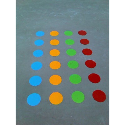 TRAZADO DE LÍNEAS DEL JUEGO DEL TWISTER