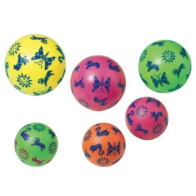 PELOTA DECORADA infantil PVC con válvula Ø 140 mm. (24 und.)