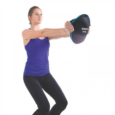 BOLSA DE NEOPRENO CON AGARRE RELLENAS DE ARENA. Peso 3 kg.