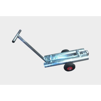 Carro de transporte de 2 contrapesos. Acero galvanizado