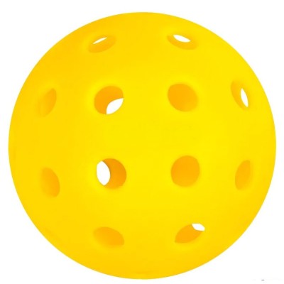 PELOTA DE PICKLEBALL para exterior. Con 40 perforaciones. Diametro 7,3cm.
