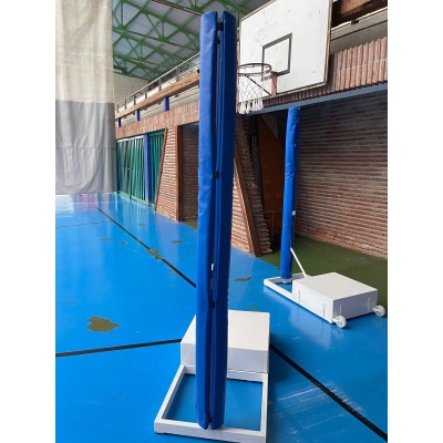 JUEGO DE 2 PROTECCIONES acolchadas para los postes de voley. A medida