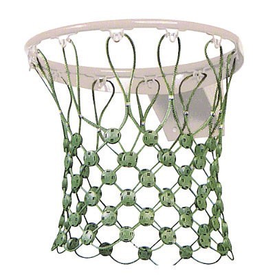 JUEGO DE REDES DEBALONCESTO O MINI ANTIVANDALICAS de cable de acero galvanizado recubierto de cuerda.