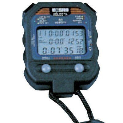 CRONOMETRO deportivo digital,2X60 memorias Con 3 Displays