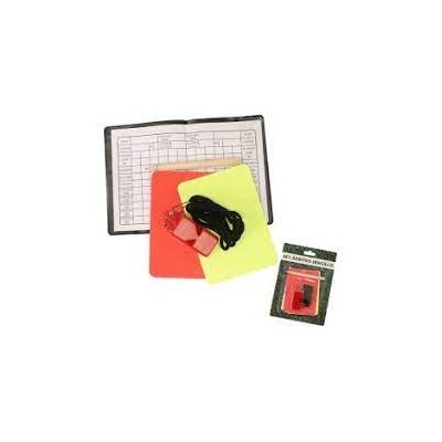 CARTERA-TARJETERO ARBITRO. Incluye 2 tarjetas y 20 hojas para anotaciones.