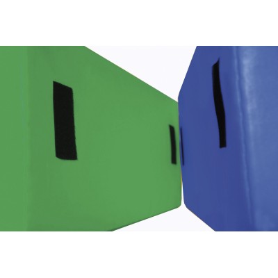 Set de 10 velcros autoadhesivos de 10x4cm