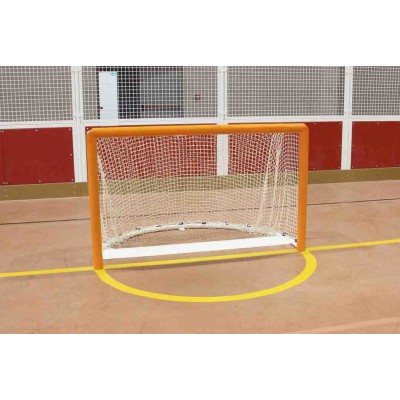 JUEGO PORTERÍAS HOCKEY PATINES, mod. Competición, metálicas, reglamentarias.