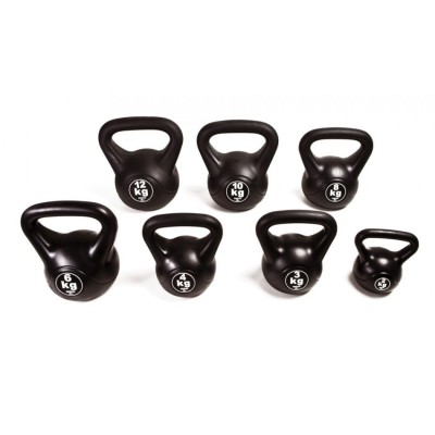 KETTLEBELLS. Cemento recubierto de vinilo. 8 Kg
