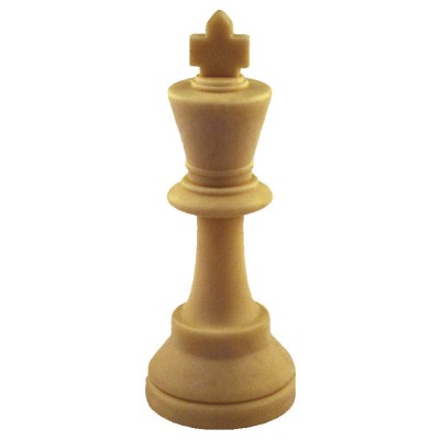 FICHAS AJEDREZ de plástico.. Altura del rey 9.7cm