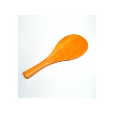 PALA DE PLAYA SANTANDER de madera, barnizada, con mango anatómico.46x17 cm., grueso 15 mm., 1 und.