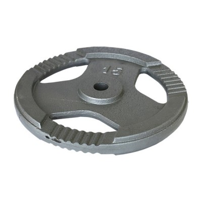 DISCO HIERRO HALTEROFILIA Ø30 mm., 10 kg.