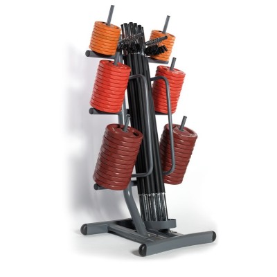 MUEBLE POWER DISK. Soporte fabricado en tubo de acero oval . Capacidad para 12 set de Power Disk.