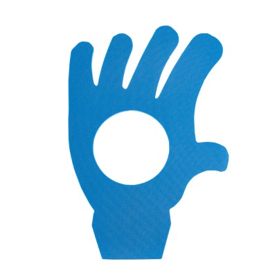 TAPIZ CON FORMAS DE PIE, MANO, FANTASMA