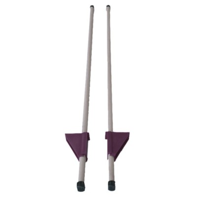 ZANCOS DE ALTURA DE MADERA. Par