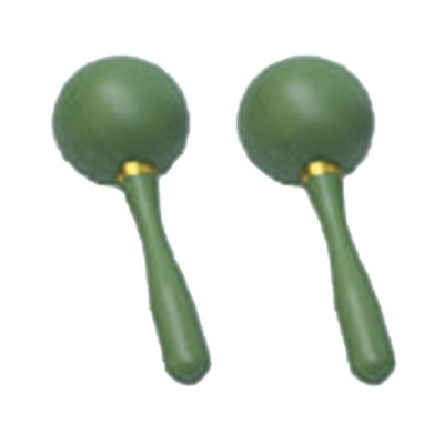 MARACAS DE PLASTICO CON ARENA (2 UND)