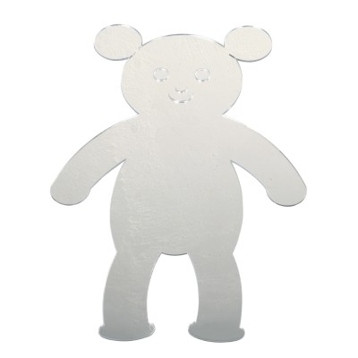 ESPEJO DE SEGURIDAD FORMA DE OSITO: 30X20x0,2 cm