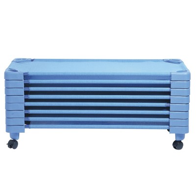 CAMA GUARDERÍA. Tejido plastificado transpirable. Apilable.