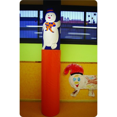 PROTECTOR COLUMNA REDONDA, perímetro 50 cm., altura 180 cm.