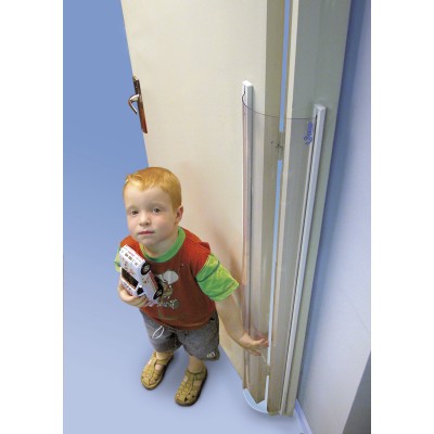 PROTECTOR PUERTA transparente 180ºx120 cm. Adhesiva y/o atornillable