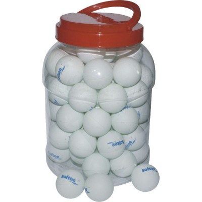 PELOTA TENIS DE MESA, TRAINING bote de 60 und., blanca. Ø40mm