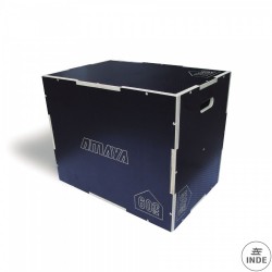 Plyo box de madera antideslizante. Medida oficial: 50,8x60,9x76 cm. Requiere montaje
