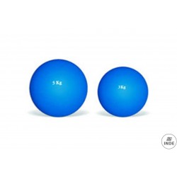 PESO LANZAMIENTO para la iniciación y el entrenamiento en interior. Muy suaves y seguros. Peso 1 kg. Ø 100 mm.
