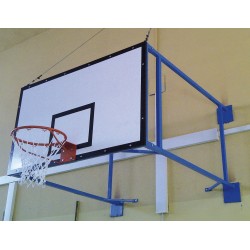 JUEGO CANASTAS BALONCESTO, FIJAS A PARED. Saliente de 09-1.5m