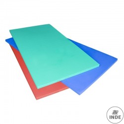 TATAMI JUDO 2 X 1X 0,04m d250. Forrada por una cara con lona plastificada en color verde o rojo. Tatami reglamentario.