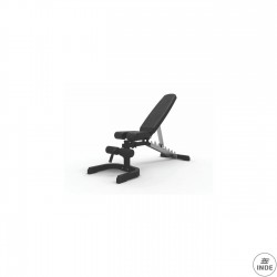 BANCO FUNCIONAL AJUSTABLE. Fabricado en acero. Medidas totales 188x60x52cm. Ajustable de -20º a 85º. Peso 37Kg