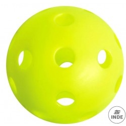 PELOTA DE PICKLEBALL para interior. Con 26 perforaciones. Ligero en vuelo y bote. Diametro 7,3cm.