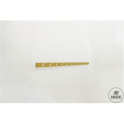 PERCHERO para anclar a PARED. Estructura de ACERO INOXIDABLE