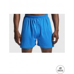 PANTALÓN CORTO TÉCNICO poliéster piqué 100% con cordón. Tallas: ADULTO E INFANTIL